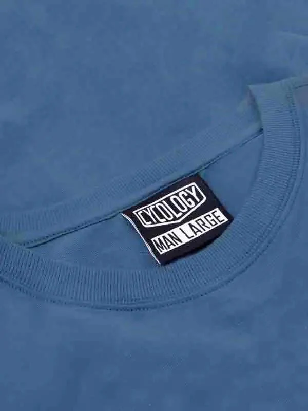 Always Ready to Ride Men's T-shirt Denim - Image 5