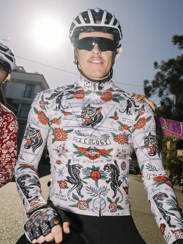 Ashanti Men's Summer Long Sleeve Jersey Grey - Image 4