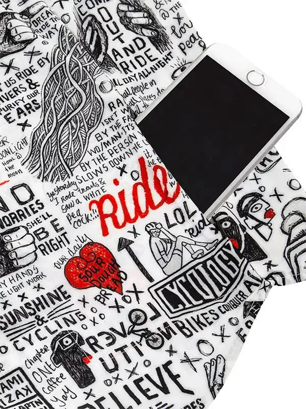 Bike Graffiti Gravel Shirt - Image 4