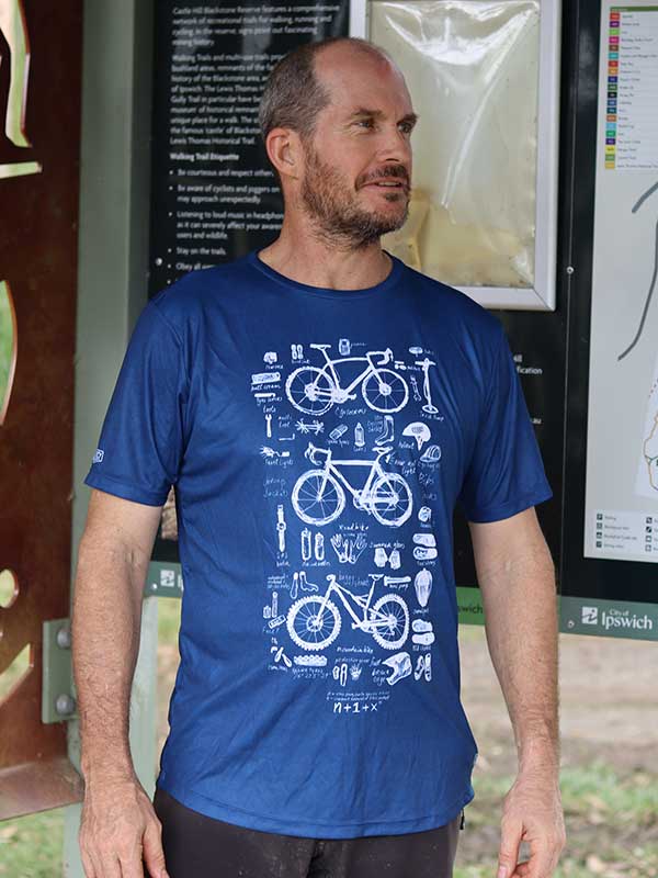 Bike Maths  Men's Technical T-Shirt - Image 5