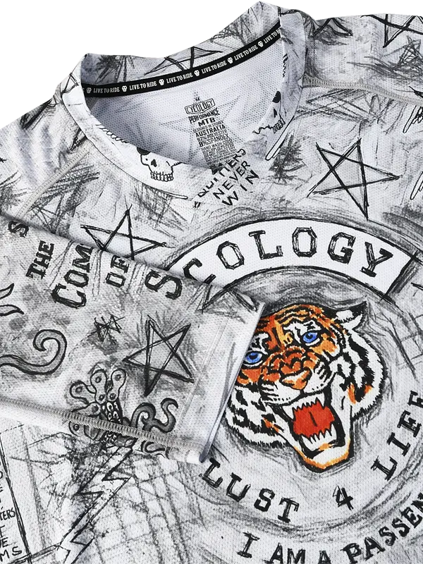City of Angels  Men's Long Sleeve MTB Jersey - Image 3
