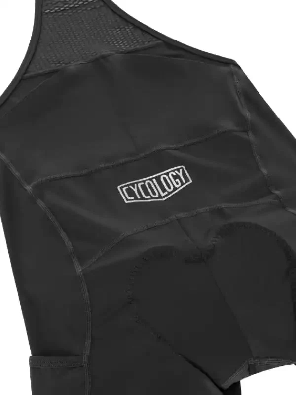 Men's Cargo Bib Shorts Black - Image 6