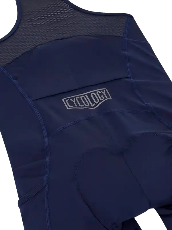 Men's Cargo Bib Shorts Navy - Image 6