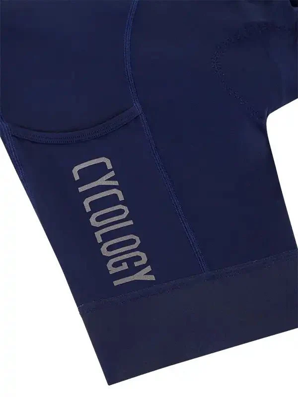 Men's Cargo Bib Shorts Navy - Image 7