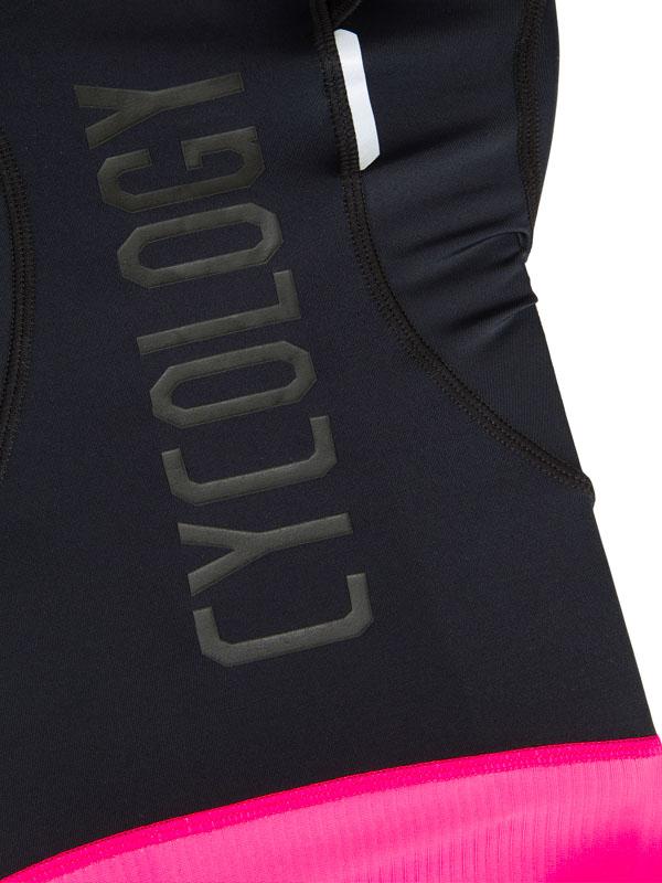 Women's Bib Shorts Black/Pink - Image 3