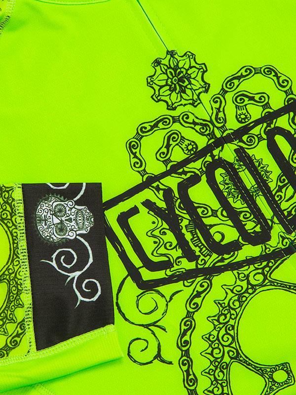 Day of the Living Men's Classic Jersey Lime - Image 3