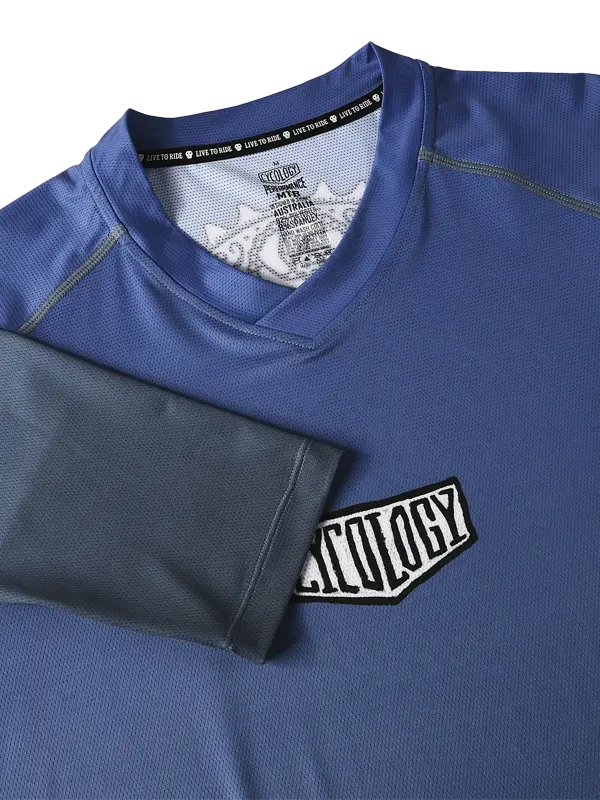 Day of the Shred Men's Long Sleeve MTB Jersey - Image 3