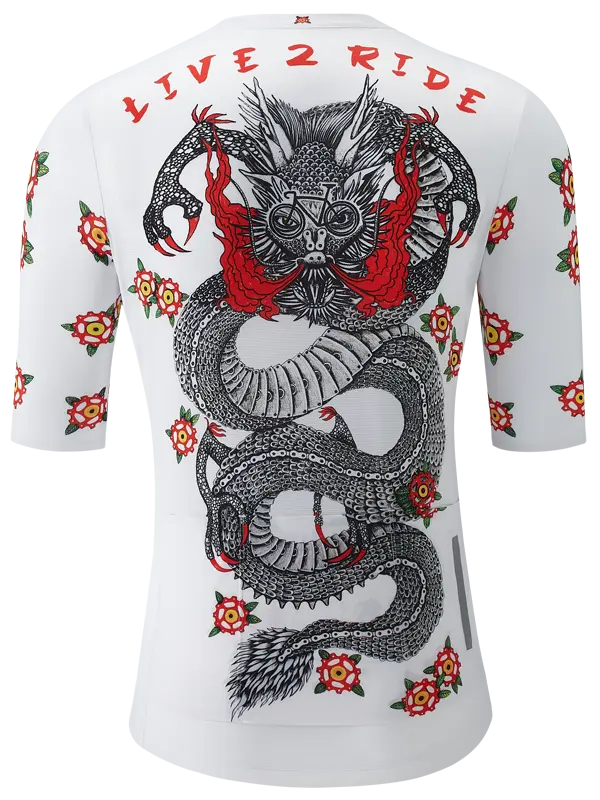 Dragon Men's Pro Jersey White - Image 2