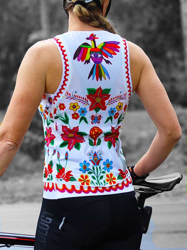 Frida Women's Sleeveless Jersey White - Image 6