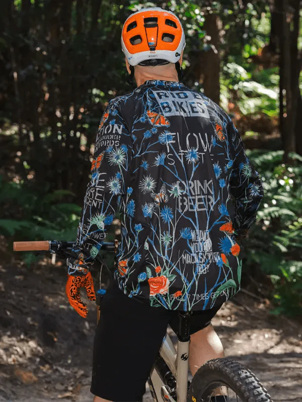 Gangsta Men's Long Sleeve MTB Jersey - Image 4