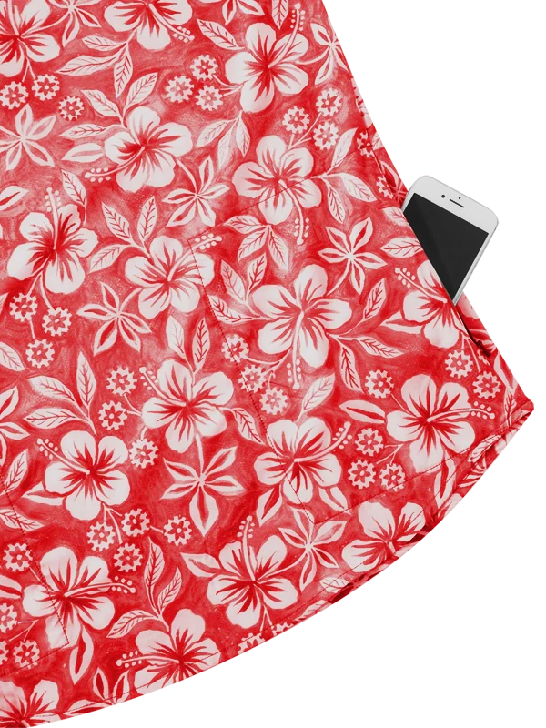 Oahu Gravel Shirt Red - Image 5
