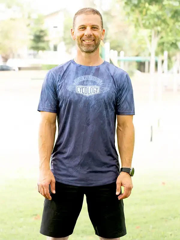 Road Warriors Men's Technical T-Shirt Navy - Image 4