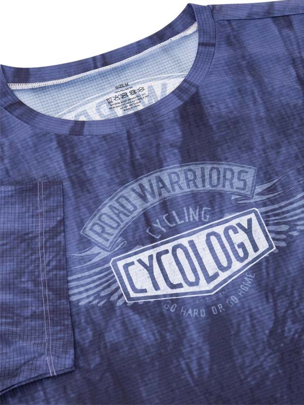 Road Warriors Men's Technical T-Shirt Navy - Image 6