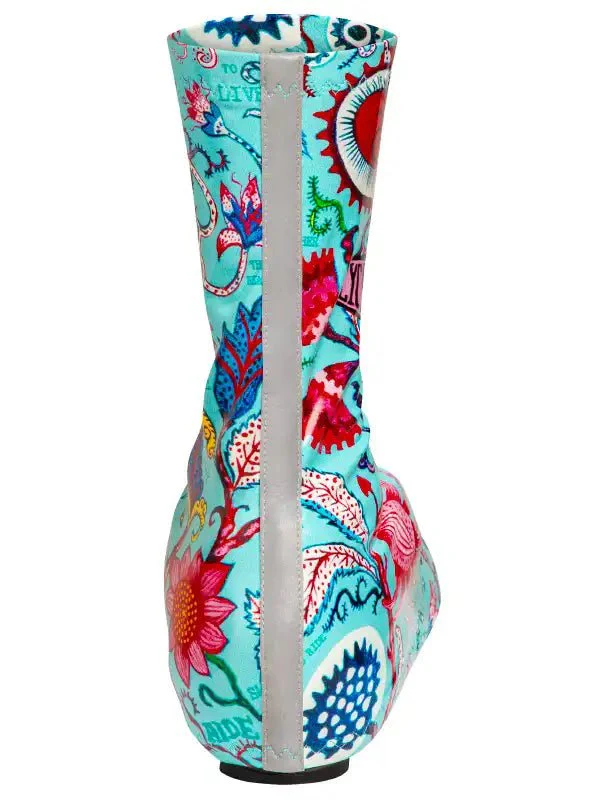 Secret Garden Shoe Covers Aqua - Image 3