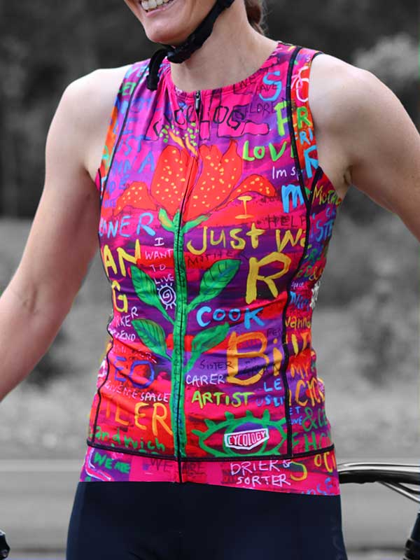 See Me  Women's Sleeveless Jersey - Image 5