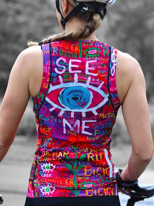 See Me  Women's Sleeveless Jersey - Image 6
