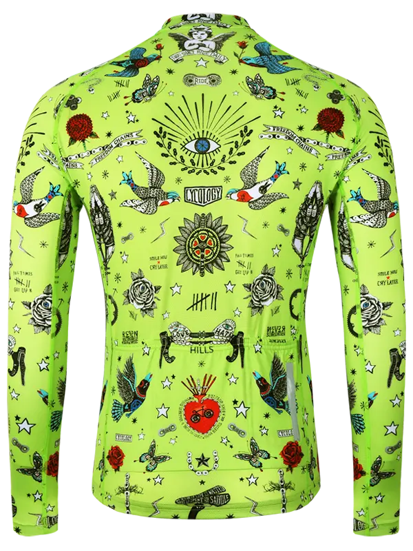 Tattoo Men's Summer Long Sleeve Jersey - Image 2