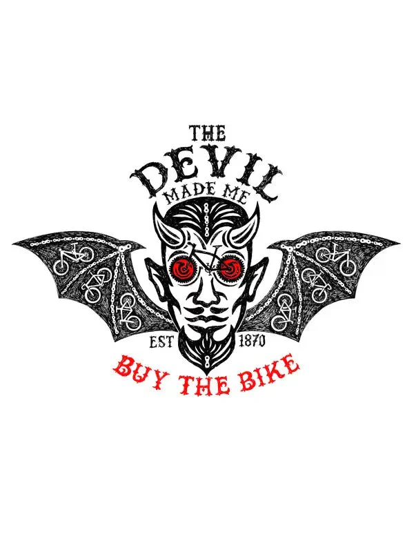 The Devil Made Me Men's T-shirt - Image 2
