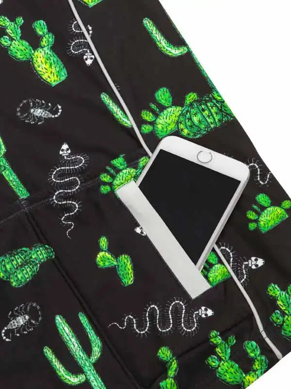 Totally Cactus Men's Winter Long Sleeve Jersey - Image 5