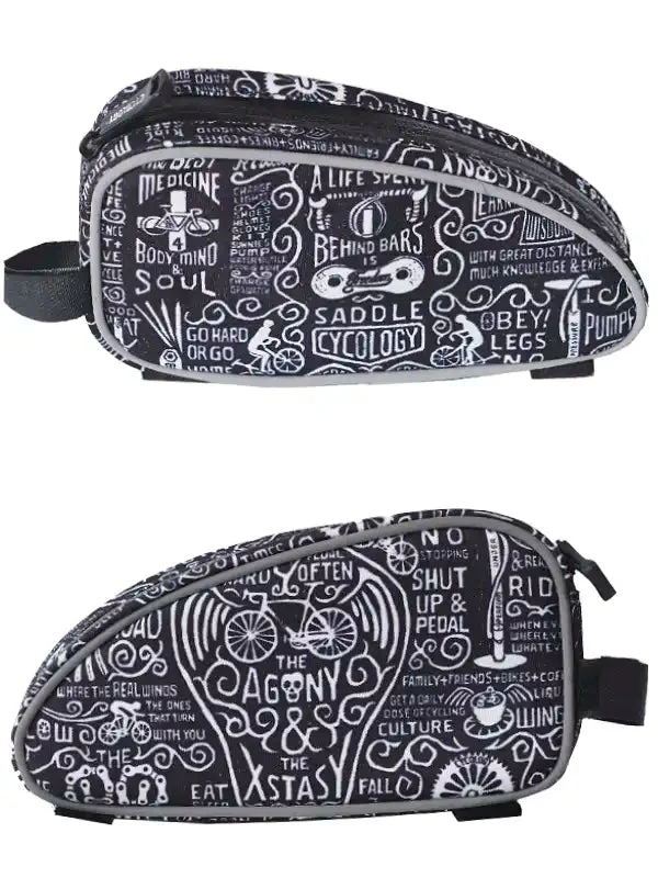 Wisdom Top Tube Bag Black - Image 4