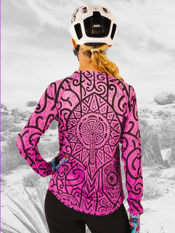 Zanzibar Women's Long Sleeve MTB Jersey - Image 4